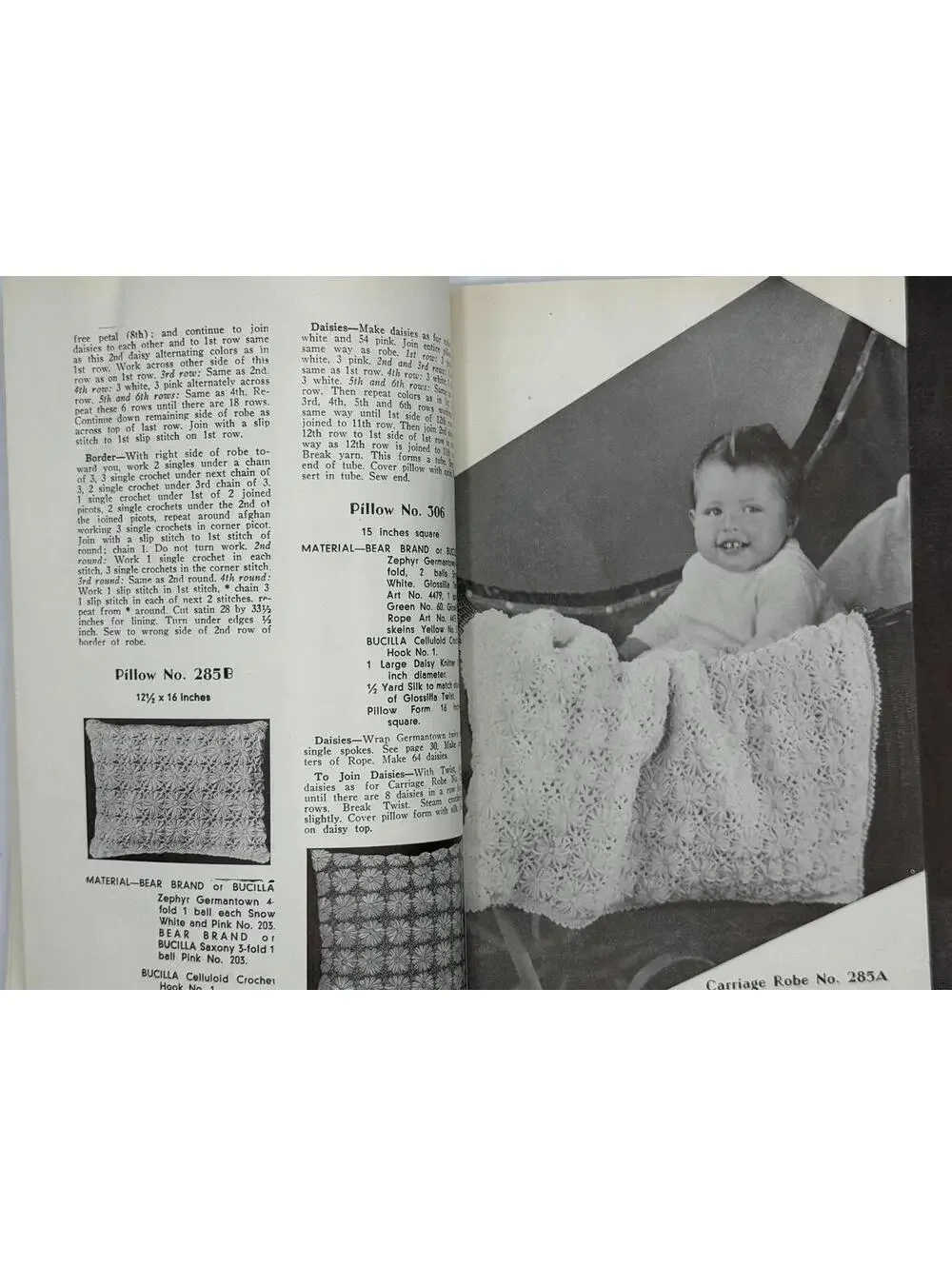 Vintage 1930s Knitting Pattern Booklet, Bucilla Daisy Knitter Creations